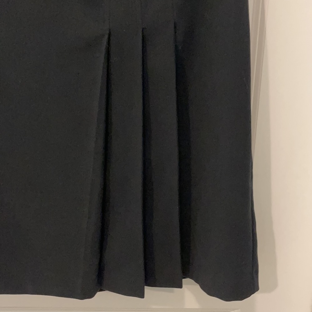 Merona Classic Black Career Skirt with Pleats